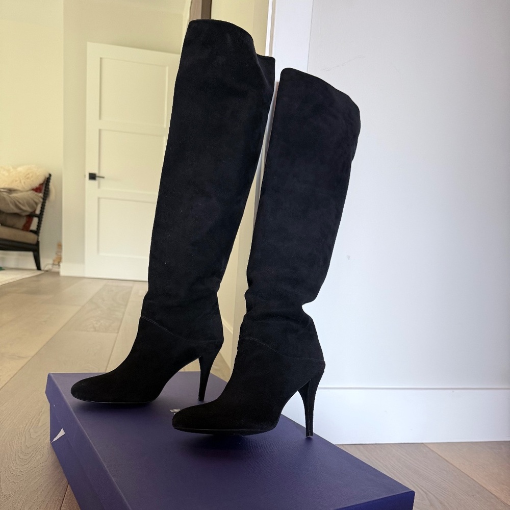 Stuart Weitzman scrunchy boots